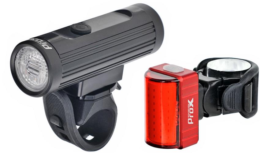 ProX Zestaw lamp HAMAL SET 600Lm + ZETA S 80Lm USB