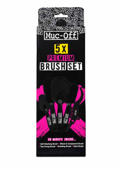 MUC-OFF ZESTAW 5 SZCZOTEK Premium Brush Set