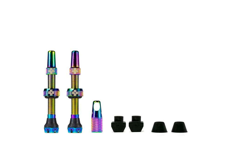 MUC-OFF WENTYLE TUBELESS 44MM OPALIZUJĄCE Tubeless Valves 44mm/Iridescent V2