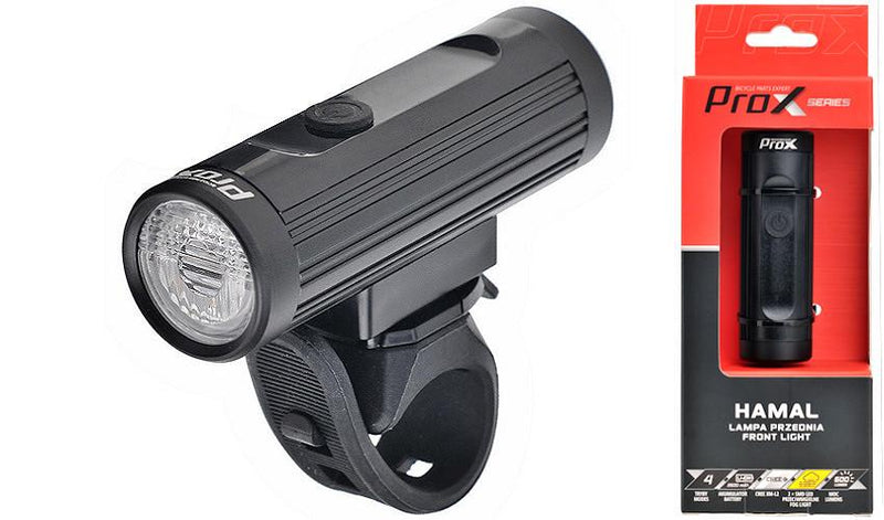 ProX Lampa przód HAMAL, 600Lm 2600mAh