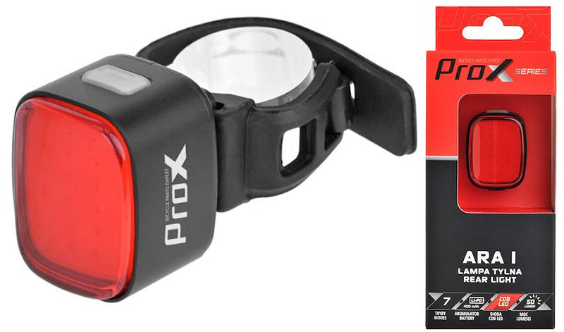 ProX Lampa tył ARA I COB LED 50Lm 400 mAh