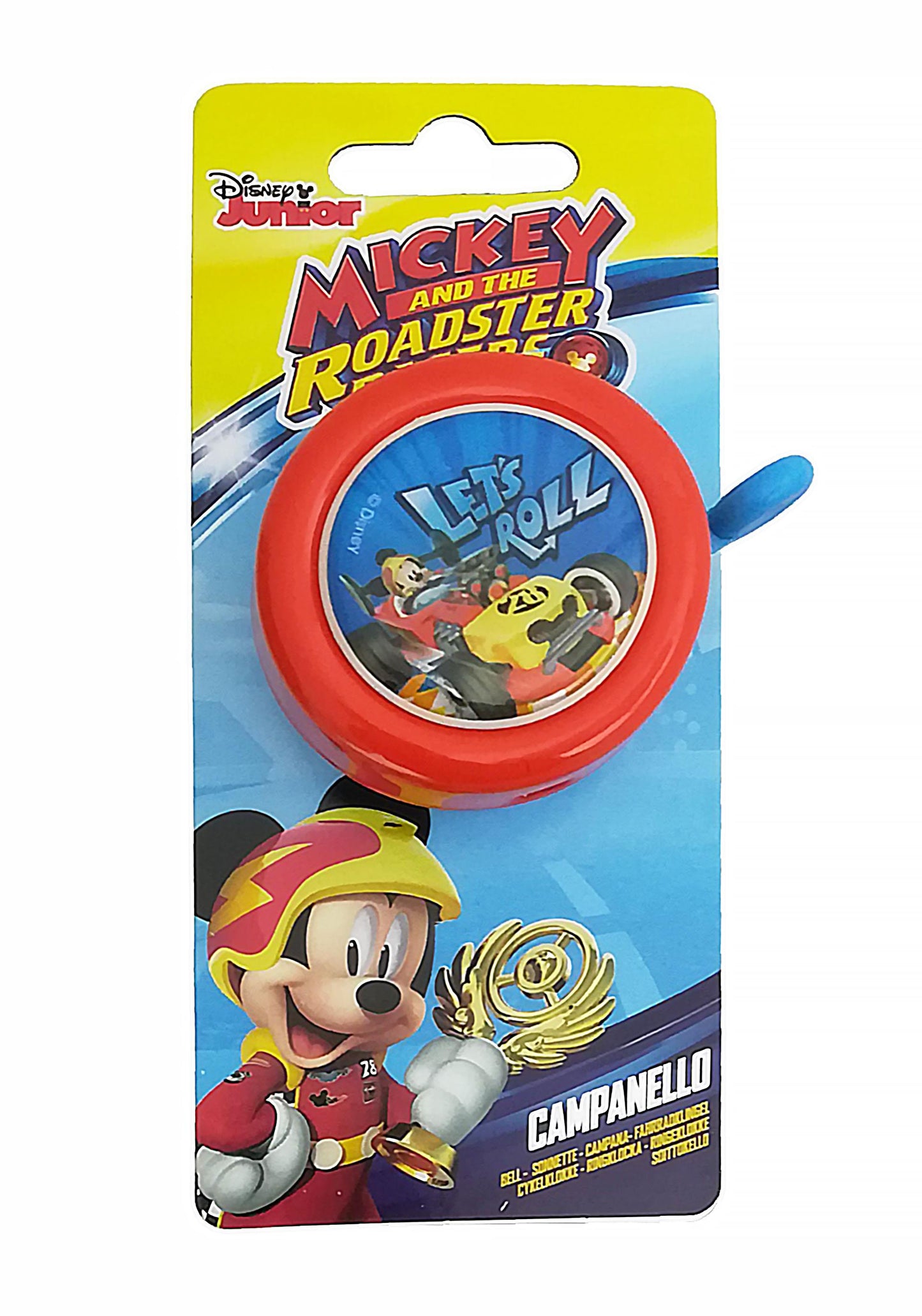 DZWONEK DISNEY MYSZKA MICKEY LET'S ROLL